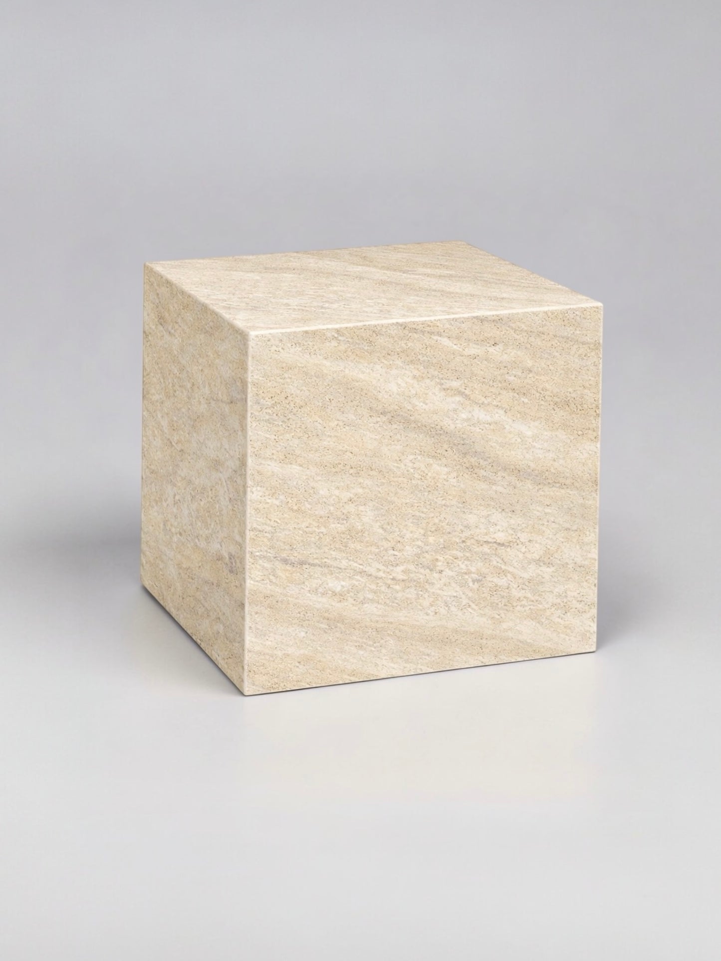 Beistelltisch Cube Travertin