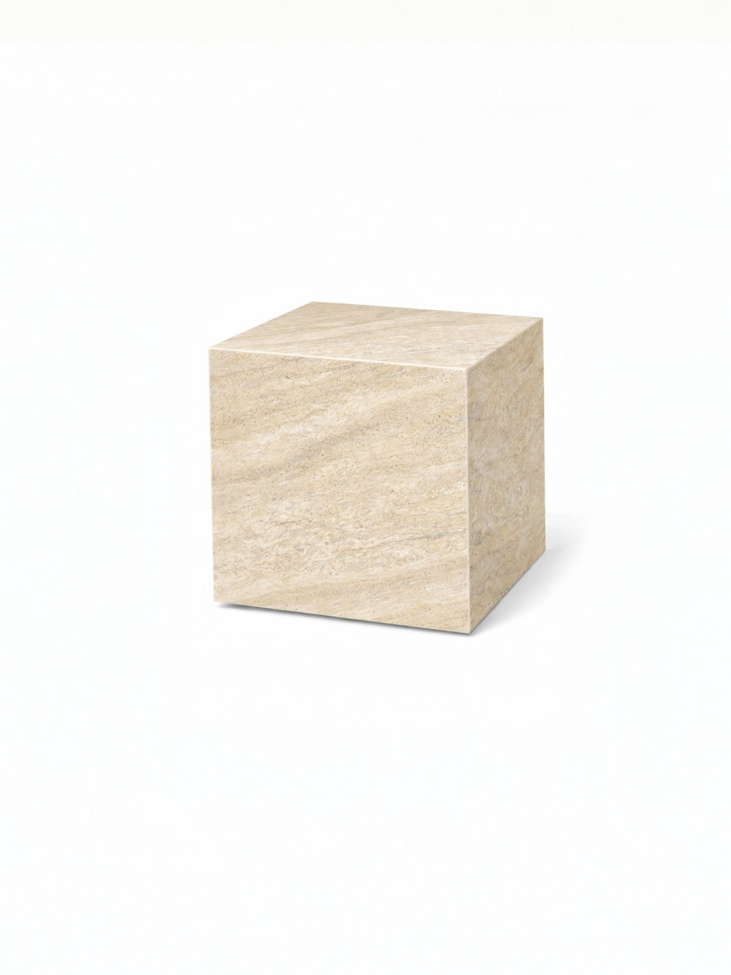 Beistelltisch Cube Travertin