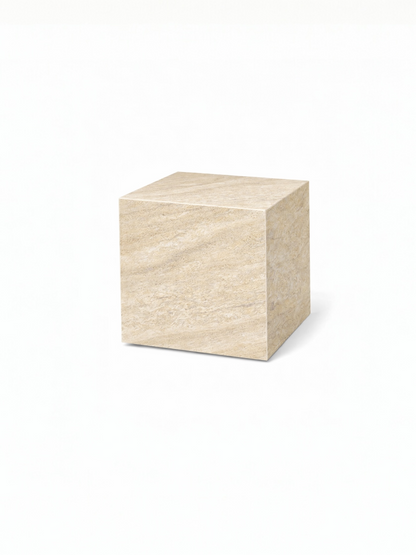 Beistelltisch Cube Travertin
